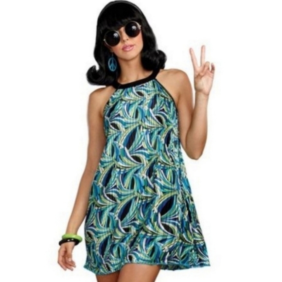 Dreamgirl Hippie 70s Halloween Costume M - Picture 1 of 10